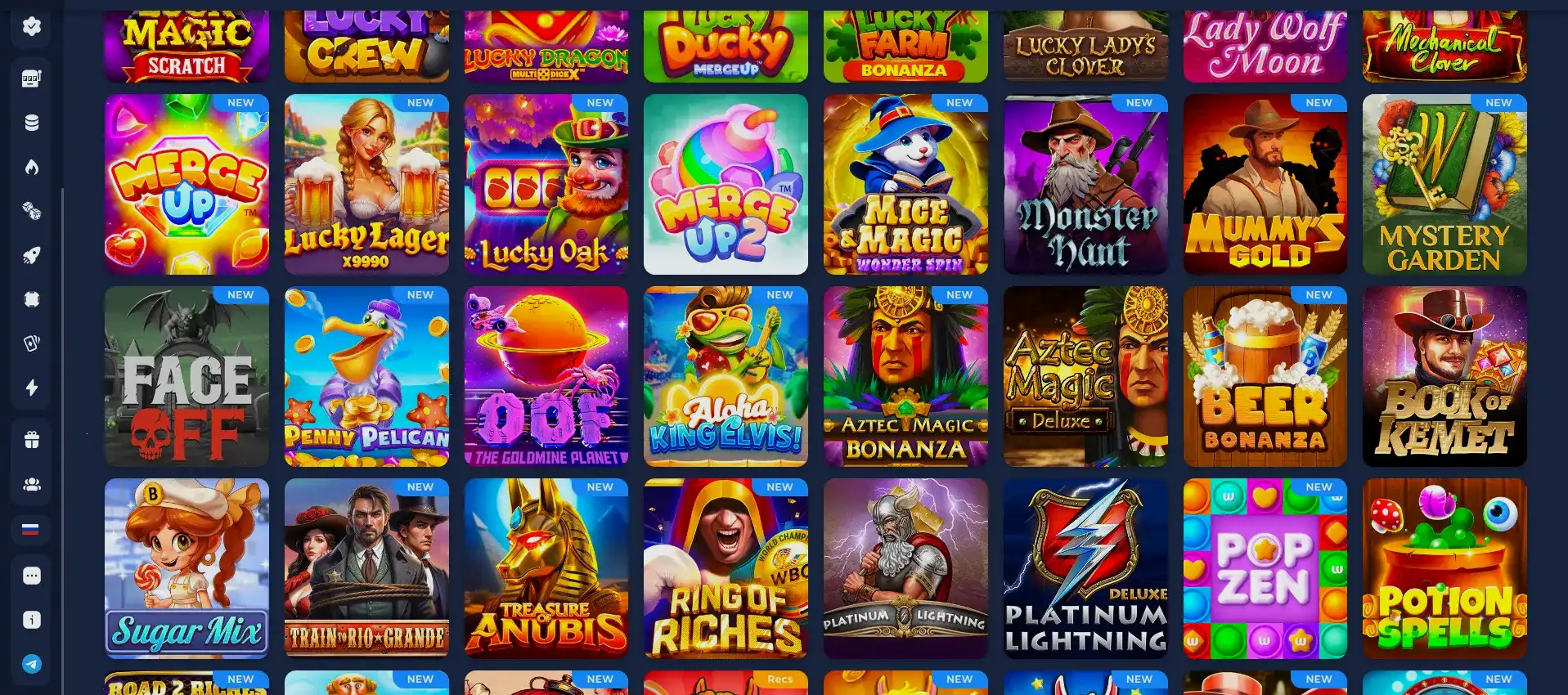 Bounty Casino официальный сайт — интерфейс казино
